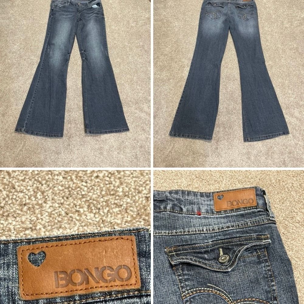 Bongo womens /jr. Flare jeans sz 13 cowgirl rodeo Equestrian Riding Y2K